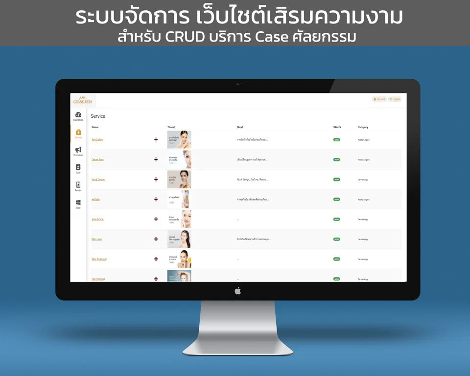 รูปภาพ สามารถ maintain บริการของคลีนิก